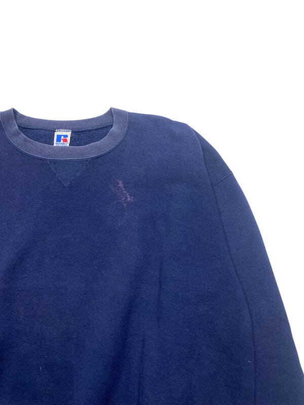 Vintage Navy Russell Athletic Blank Sweatshirt Men's XXL Northern Pole Vintage Wholesale 