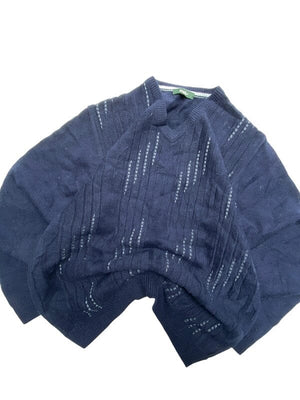 Vintage Navy Wolsey V-neck Jumper Men's Large Northern Pole Vintage Wholesale 