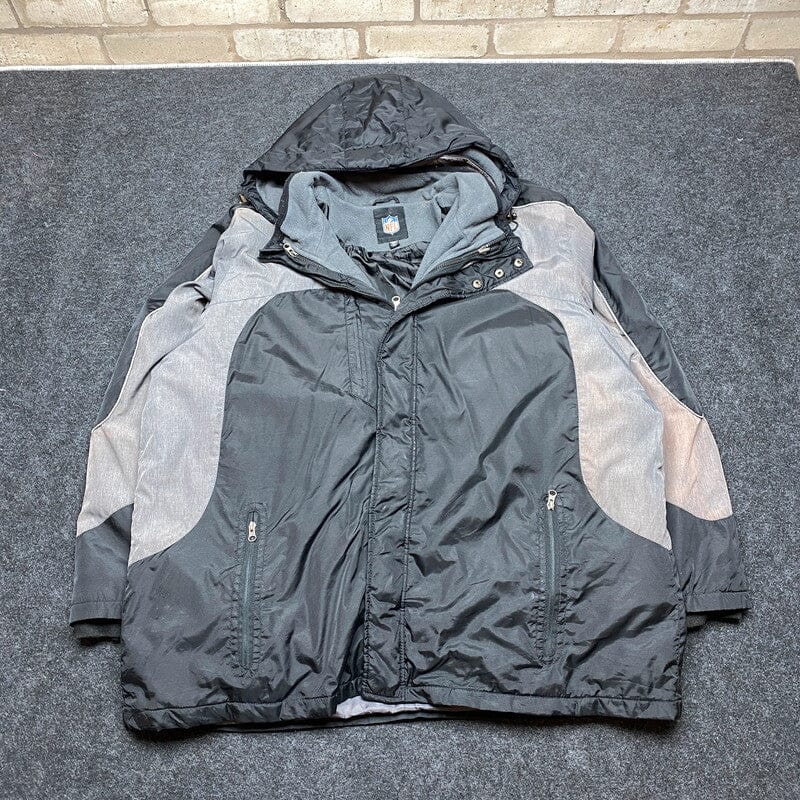 Vintage NFL Grey Snow Jacket XXL Northern Pole Vintage Wholesale 