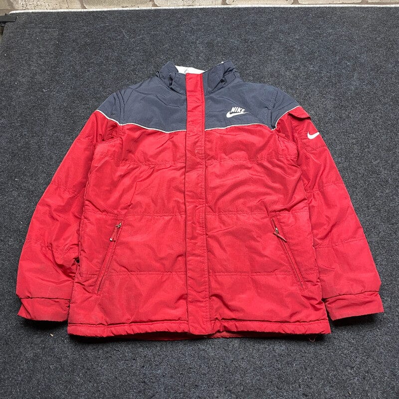 Vintage Red Nike Puffer Jacket Men's Medium Northern Pole Vintage Wholesale 