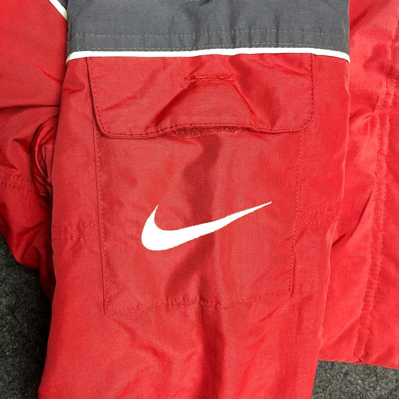 Vintage Red Nike Puffer Jacket Men's Medium Northern Pole Vintage Wholesale 