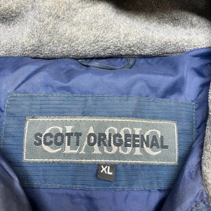 Vintage Scott Origeenal Blue Puffer Jacket Men's XL Northern Pole Vintage Wholesale 