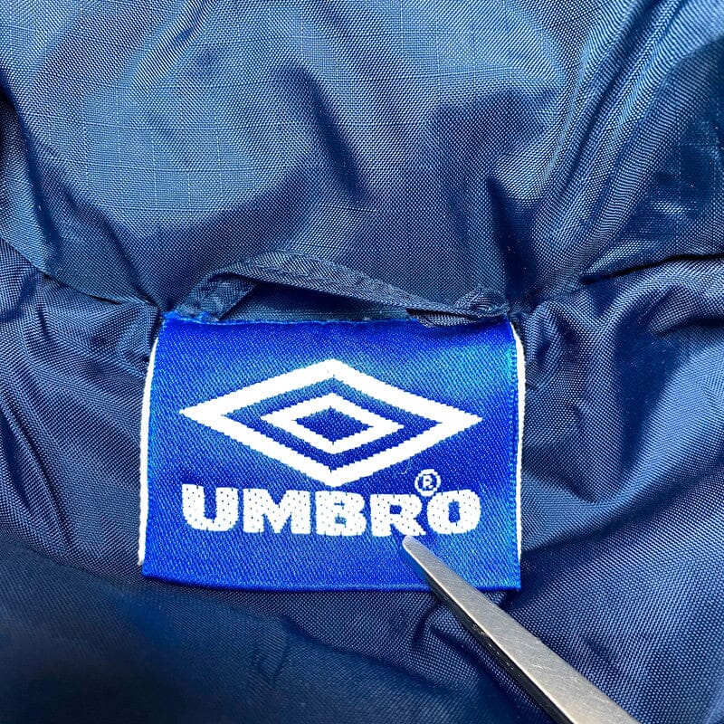 Vintage Umbro Blue-Navy Puffer Jacket Small Northern Pole Vintage Wholesale 