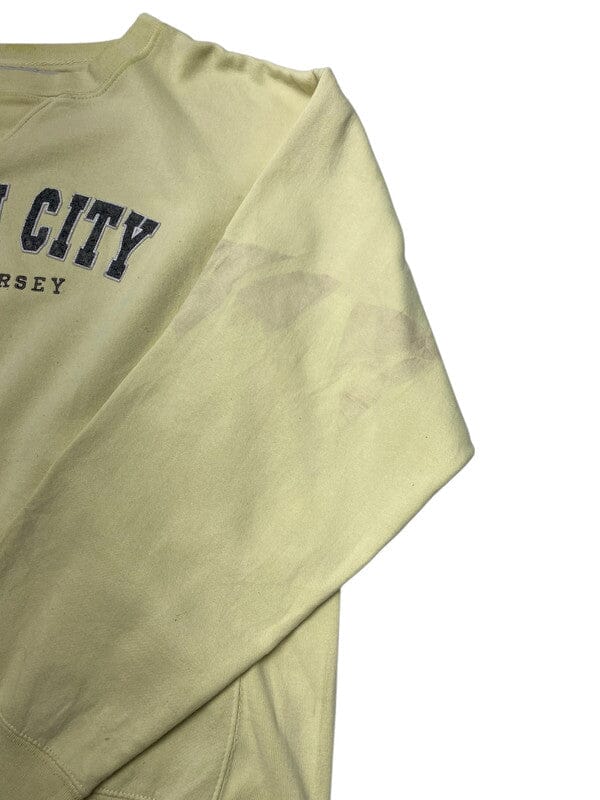 Vintage Yellow Embroidery Sweatshirt Men's XXL Northern Pole Vintage Wholesale 