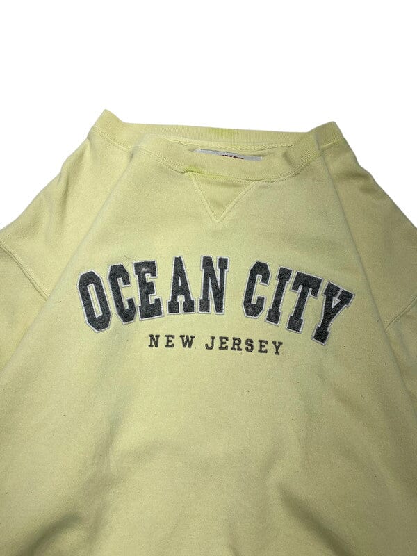 Vintage Yellow Embroidery Sweatshirt Men's XXL Northern Pole Vintage Wholesale 