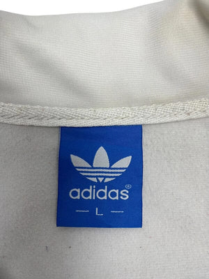 White Adidas Tracksuit Jacket Women's Large Northern Pole Vintage Wholesale 