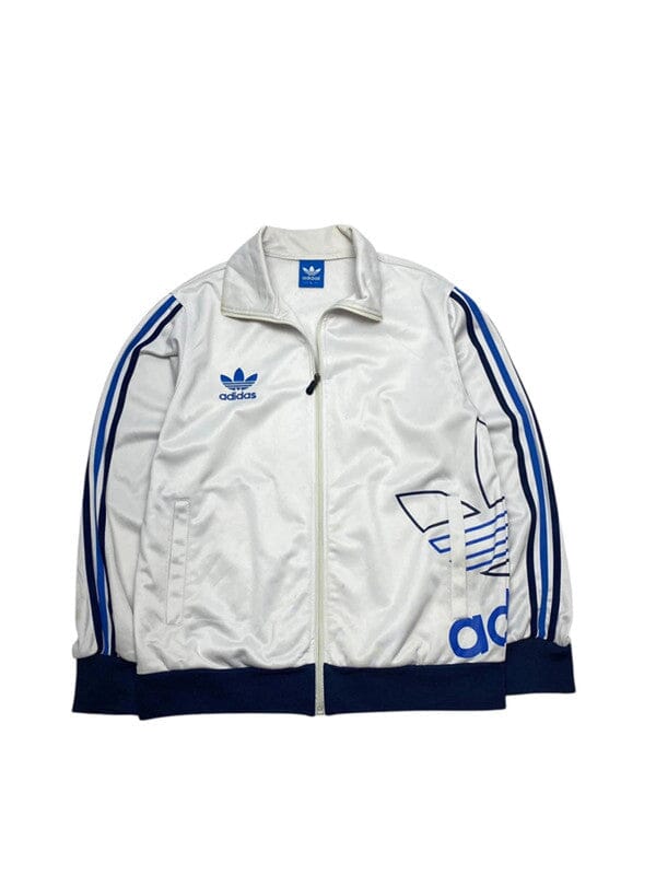 White Adidas Tracksuit Jacket Women's Large Northern Pole Vintage Wholesale 