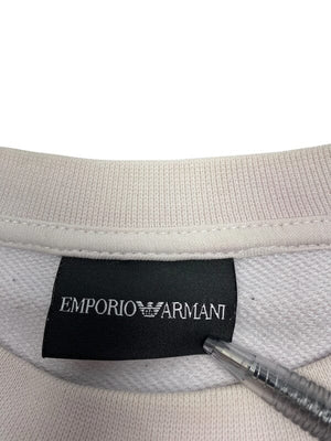 White and Red Emporio Armani Sweatshirt Men's Small Northern Pole Vintage Wholesale 
