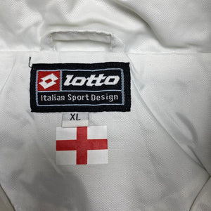 White-Blue Lotto Queens Park Rangers Memorabilia Jacket Men's XL Northern Pole Vintage Wholesale 