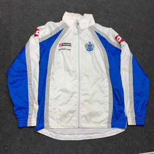 White-Blue Lotto Queens Park Rangers Memorabilia Jacket Men's XL Northern Pole Vintage Wholesale 