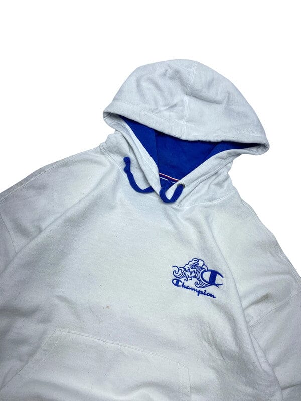 White Champion Hoodie Men's Medium Northern Pole Vintage Wholesale 