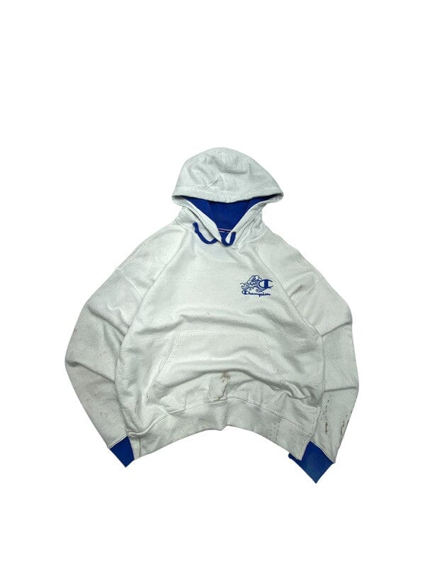 White Champion Hoodie Men's Medium Northern Pole Vintage Wholesale 