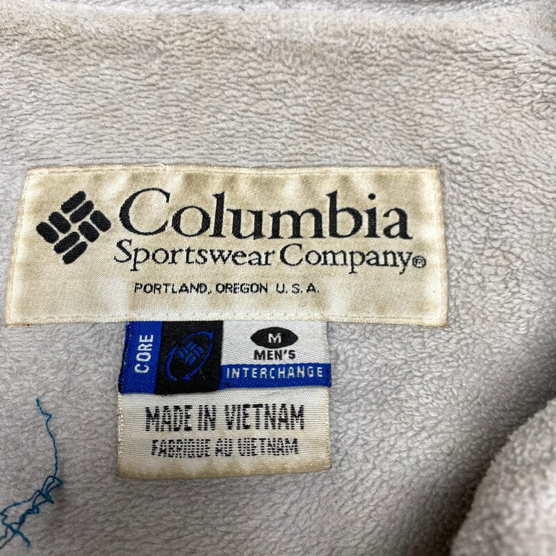 White Columbia Puffer Jacket Men's Medium Northern Pole Vintage Wholesale 