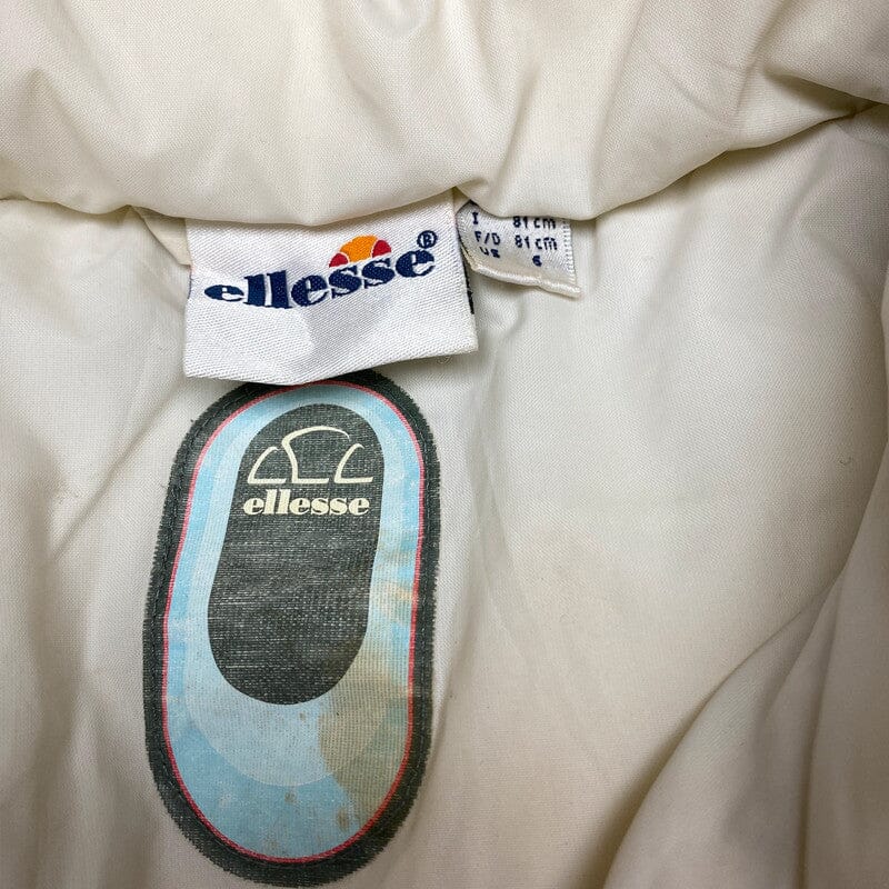 White Ellesse Puffer Jacket Women's XS Northern Pole Vintage Wholesale 