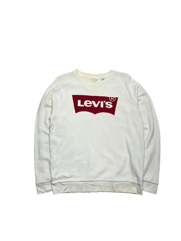 White Levi's Sweatshirt Men's XS Northern Pole Vintage Wholesale 
