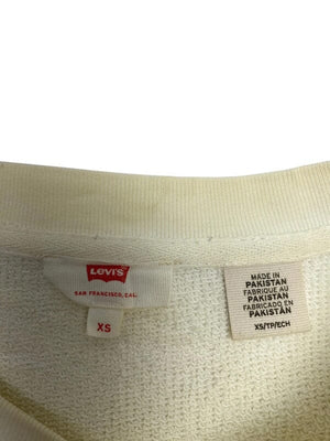 White Levi's Sweatshirt Men's XS Northern Pole Vintage Wholesale 