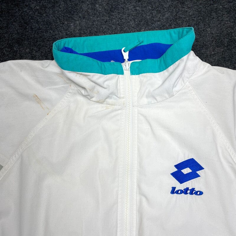 White Lotto Windbreaker Men's XL Northern Pole Vintage Wholesale 