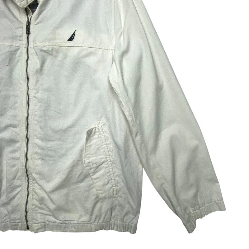White Nautica Harrington Jacket Men's XL Northern Pole Vintage Wholesale 