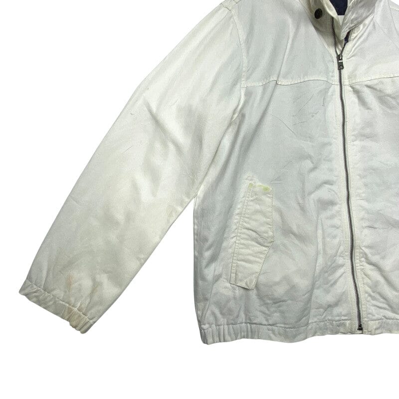 White Nautica Harrington Jacket Men's XL Northern Pole Vintage Wholesale 