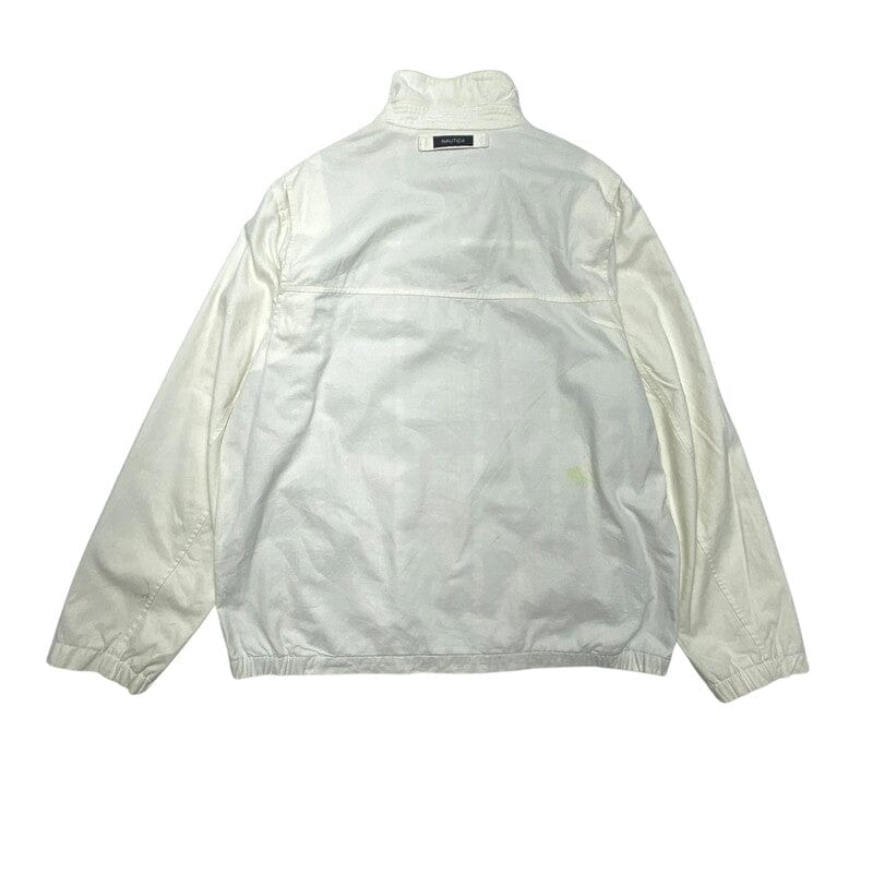 White Nautica Harrington Jacket Men's XL Northern Pole Vintage Wholesale 