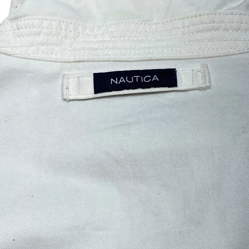 White Nautica Harrington Jacket Men's XL Northern Pole Vintage Wholesale 
