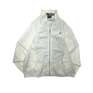 White Nautica Harrington Jacket Men's XL Northern Pole Vintage Wholesale 