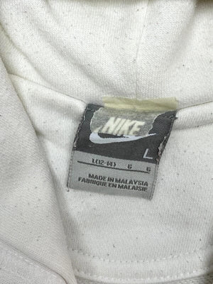 White Nike Zip-through Hoodie Women's Large Northern Pole Vintage Wholesale 