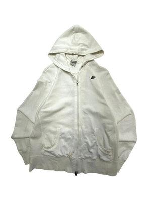 White Nike Zip-through Hoodie Women's Large Northern Pole Vintage Wholesale 