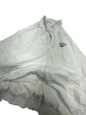 White Reebok Classic Windbreaker Men's Small Northern Pole Vintage Wholesale 