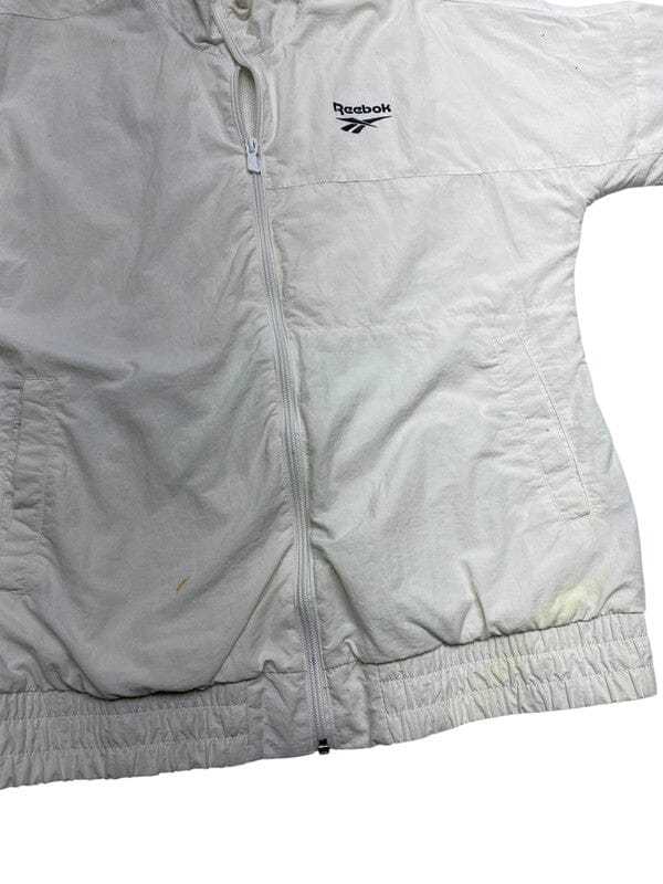White Reebok Classic Windbreaker Men's Small Northern Pole Vintage Wholesale 
