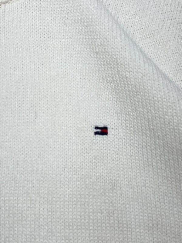 White Tommy Hilfiger Half-zip Jumoer Men's Medium Northern Pole Vintage Wholesale 