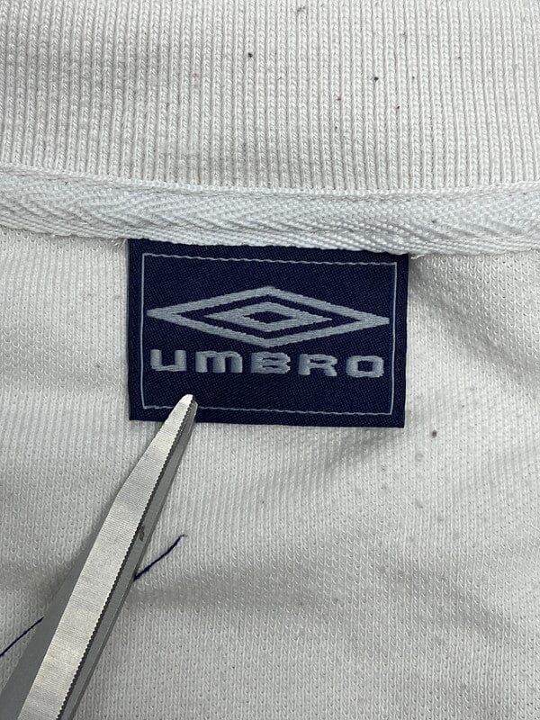 White Umbro Polo-shirt Men's Large Northern Pole Vintage Wholesale 
