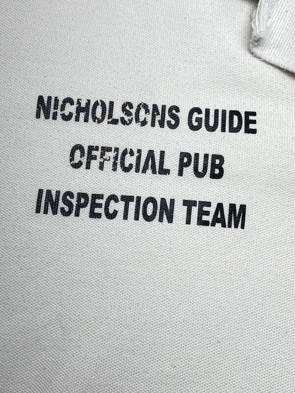 White Umbro Polo-shirt Men's Large Northern Pole Vintage Wholesale 