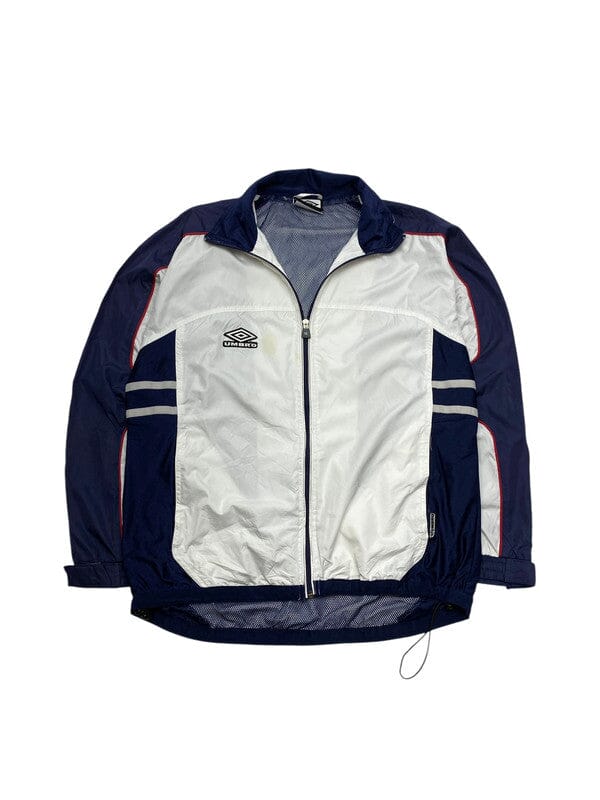 White Umbro Windbreaker Men's Medium Northern Pole Vintage Wholesale 