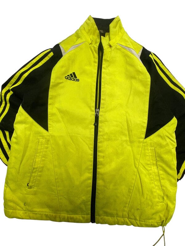 Yellow Adidas Windbreaker Men's Small Northern Pole Vintage Wholesale 