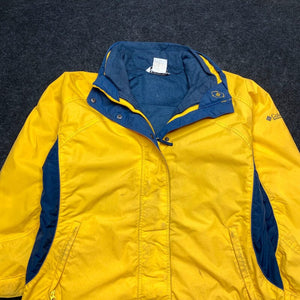 Yellow Columbia Outdoor Jacket Women's Large Northern Pole Vintage Wholesale 