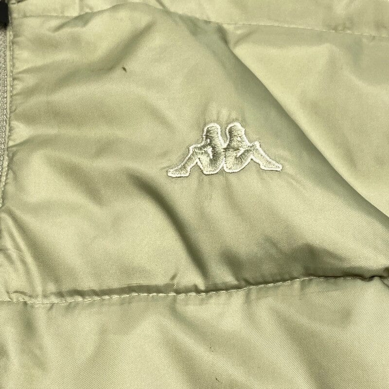 Yellow Kappa Puffer Jacket Men's Large Northern Pole Vintage Wholesale 