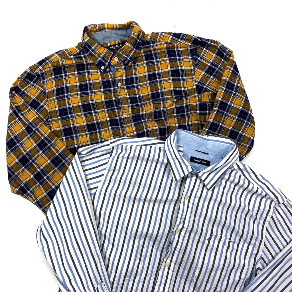 Branded Tommy Hilfiger, Ralph Lauren, Nautica Shirts Northern Pole Vintage Wholesale 