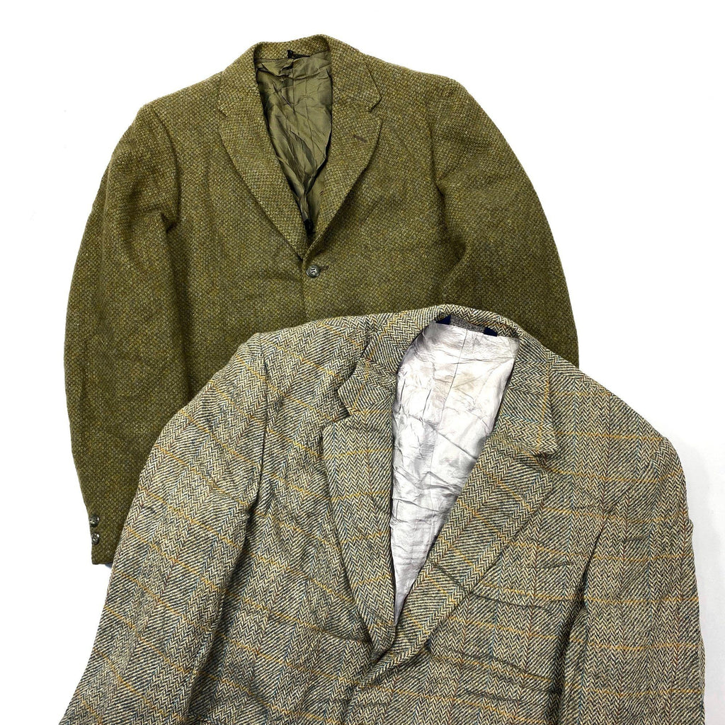 Harris Tweed Blazer Jackets Northern Pole Vintage Wholesale 