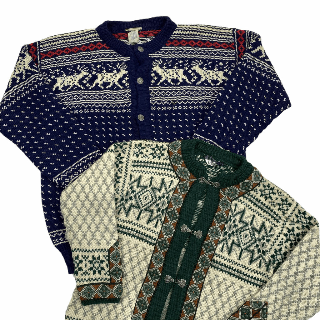 Vintage Norwegian/Icelandic Jumpers Sweaters Northern Pole Vintage Wholesale 